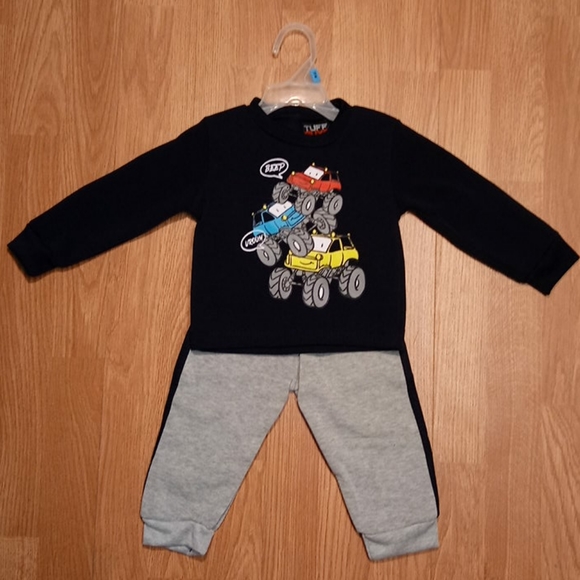 NWT Tuff Guys Boys 3-Piece Set – Vest, Shirt & Pants, Size 12 Months - Picture 3 of 5